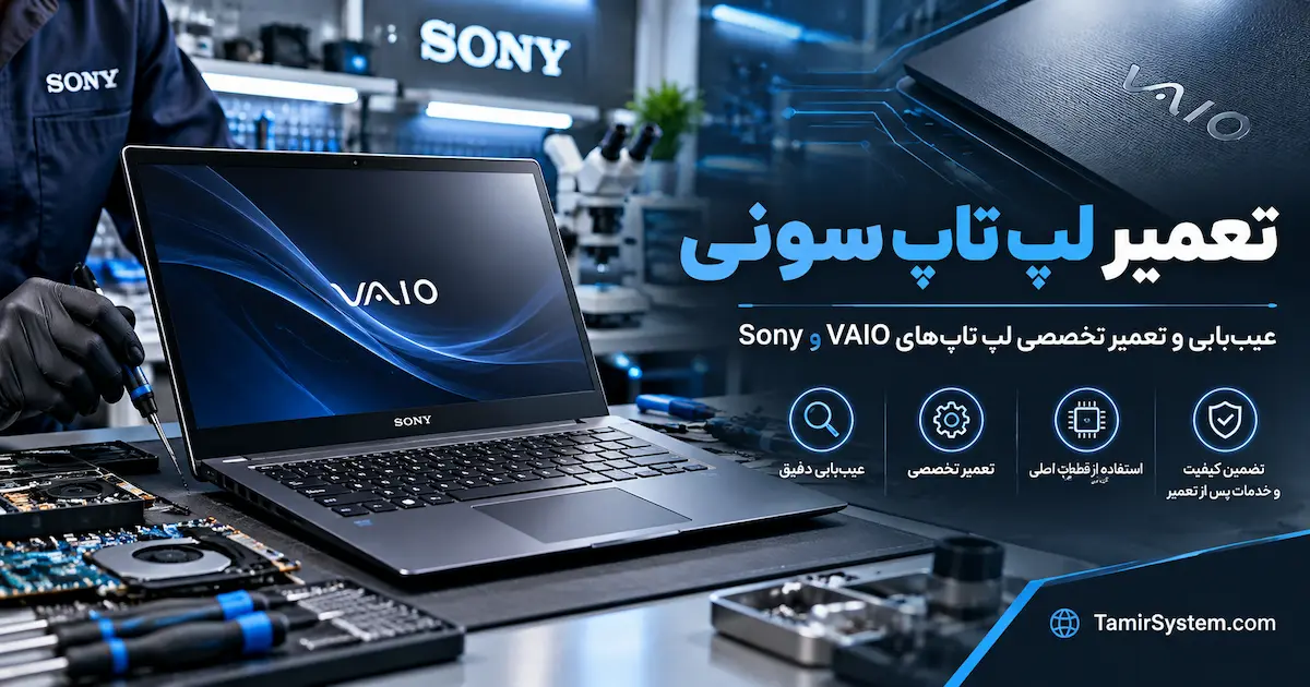 تعمیرات لپ تاپ سونی